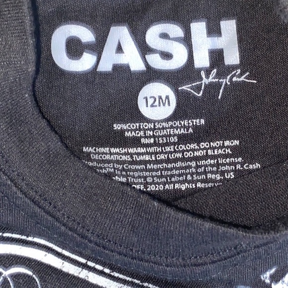 Johnny Cash Band Tee 12 months - Picture 3 of 3